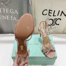 高版本出厂 凉鞋「ᴀqᴜᴀᴢᴢᴜʀᴀ」AQUAZZURA/菠萝F072 2026ss 夏季新款水钻高跟凉 高版本出厂 凉鞋「ᴀqᴜᴀᴢᴢᴜʀᴀ」AQUAZZURA/菠萝F072 2026ss 夏季新款水钻高跟凉