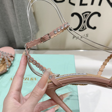 高版本出厂 凉鞋「ᴀqᴜᴀᴢᴢᴜʀᴀ」AQUAZZURA/菠萝F072 2026ss 夏季新款水钻高跟凉 高版本出厂 凉鞋「ᴀqᴜᴀᴢᴢᴜʀᴀ」AQUAZZURA/菠萝F072 2026ss 夏季新款水钻高跟凉