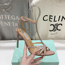 高版本出厂 凉鞋「ᴀqᴜᴀᴢᴢᴜʀᴀ」AQUAZZURA/菠萝F072 2026ss 夏季新款水钻高跟凉 高版本出厂 凉鞋「ᴀqᴜᴀᴢᴢᴜʀᴀ」AQUAZZURA/菠萝F072 2026ss 夏季新款水钻高跟凉