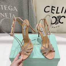 高版本出厂 凉鞋「ᴀqᴜᴀᴢᴢᴜʀᴀ」AQUAZZURA/菠萝F072 2026ss 夏季新款水钻高跟凉 高版本出厂 凉鞋「ᴀqᴜᴀᴢᴢᴜʀᴀ」AQUAZZURA/菠萝F072 2026ss 夏季新款水钻高跟凉