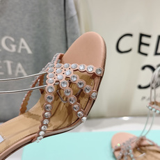 高版本出厂 凉鞋「ᴀqᴜᴀᴢᴢᴜʀᴀ」AQUAZZURA/菠萝F072 2026ss 夏季新款水钻高跟凉 高版本出厂 凉鞋「ᴀqᴜᴀᴢᴢᴜʀᴀ」AQUAZZURA/菠萝F072 2026ss 夏季新款水钻高跟凉