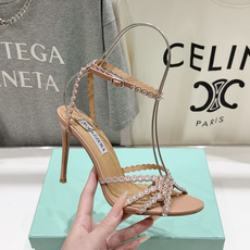 高版本出厂 凉鞋「ᴀqᴜᴀᴢᴢᴜʀᴀ」AQUAZZURA/菠萝F072 2026ss 夏季新款水钻高跟凉 高版本出厂 凉鞋「ᴀqᴜᴀᴢᴢᴜʀᴀ」AQUAZZURA/菠萝F072 2026ss 夏季新款水钻高跟凉