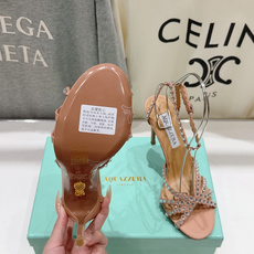 高版本出厂 凉鞋「ᴀqᴜᴀᴢᴢᴜʀᴀ」AQUAZZURA/菠萝F072 2026ss 夏季新款水钻高跟凉 高版本出厂 凉鞋「ᴀqᴜᴀᴢᴢᴜʀᴀ」AQUAZZURA/菠萝F072 2026ss 夏季新款水钻高跟凉