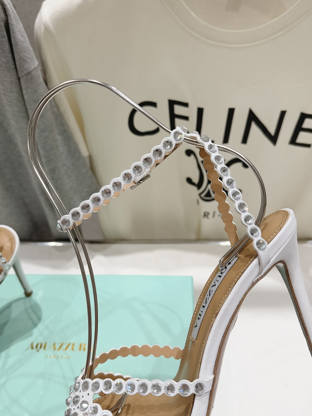 高版本出厂 凉鞋「ᴀqᴜᴀᴢᴢᴜʀᴀ」AQUAZZURA/菠萝F072 2026ss 夏季新款水钻高跟凉