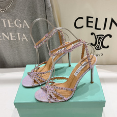 高版本出厂 凉鞋「ᴀqᴜᴀᴢᴢᴜʀᴀ」AQUAZZURA/菠萝F072 2026ss 夏季新款水钻高跟凉 高版本出厂 凉鞋「ᴀqᴜᴀᴢᴢᴜʀᴀ」AQUAZZURA/菠萝F072 2026ss 夏季新款水钻高跟凉