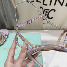 高版本出厂 凉鞋「ᴀqᴜᴀᴢᴢᴜʀᴀ」AQUAZZURA/菠萝F072 2026ss 夏季新款水钻高跟凉 高版本出厂 凉鞋「ᴀqᴜᴀᴢᴢᴜʀᴀ」AQUAZZURA/菠萝F072 2026ss 夏季新款水钻高跟凉