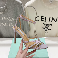高版本出厂 凉鞋「ᴀqᴜᴀᴢᴢᴜʀᴀ」AQUAZZURA/菠萝F072 2026ss 夏季新款水钻高跟凉 高版本出厂 凉鞋「ᴀqᴜᴀᴢᴢᴜʀᴀ」AQUAZZURA/菠萝F072 2026ss 夏季新款水钻高跟凉
