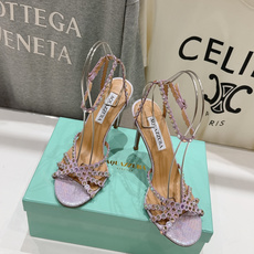 高版本出厂 凉鞋「ᴀqᴜᴀᴢᴢᴜʀᴀ」AQUAZZURA/菠萝F072 2026ss 夏季新款水钻高跟凉 高版本出厂 凉鞋「ᴀqᴜᴀᴢᴢᴜʀᴀ」AQUAZZURA/菠萝F072 2026ss 夏季新款水钻高跟凉