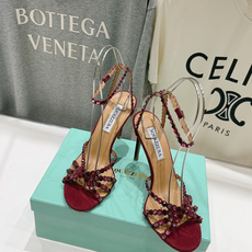 高版本出厂 凉鞋「ᴀqᴜᴀᴢᴢᴜʀᴀ」AQUAZZURA/菠萝F072 2026ss 夏季新款水钻高跟凉 高版本出厂 凉鞋「ᴀqᴜᴀᴢᴢᴜʀᴀ」AQUAZZURA/菠萝F072 2026ss 夏季新款水钻高跟凉