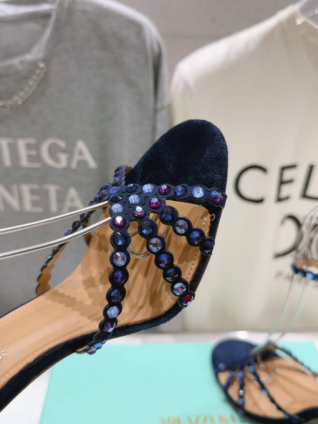 高版本出厂 凉鞋「ᴀqᴜᴀᴢᴢᴜʀᴀ」AQUAZZURA/菠萝F072 2026ss 夏季新款水钻高跟凉
