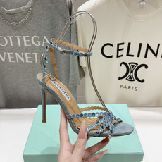 高版本出厂 凉鞋「ᴀqᴜᴀᴢᴢᴜʀᴀ」AQUAZZURA/菠萝F072 2026ss 夏季新款水钻高跟凉 高版本出厂 凉鞋「ᴀqᴜᴀᴢᴢᴜʀᴀ」AQUAZZURA/菠萝F072 2026ss 夏季新款水钻高跟凉