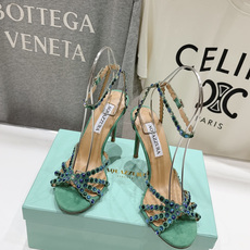 高版本出厂 凉鞋「ᴀqᴜᴀᴢᴢᴜʀᴀ」AQUAZZURA/菠萝F072 2026ss 夏季新款水钻高跟凉 高版本出厂 凉鞋「ᴀqᴜᴀᴢᴢᴜʀᴀ」AQUAZZURA/菠萝F072 2026ss 夏季新款水钻高跟凉