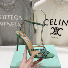 高版本出厂 凉鞋「ᴀqᴜᴀᴢᴢᴜʀᴀ」AQUAZZURA/菠萝F072 2026ss 夏季新款水钻高跟凉 高版本出厂 凉鞋「ᴀqᴜᴀᴢᴢᴜʀᴀ」AQUAZZURA/菠萝F072 2026ss 夏季新款水钻高跟凉