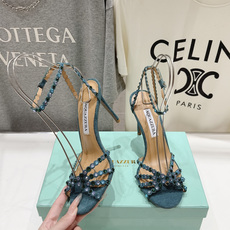 高版本出厂 凉鞋「ᴀqᴜᴀᴢᴢᴜʀᴀ」AQUAZZURA/菠萝F072 2026ss 夏季新款水钻高跟凉 高版本出厂 凉鞋「ᴀqᴜᴀᴢᴢᴜʀᴀ」AQUAZZURA/菠萝F072 2026ss 夏季新款水钻高跟凉