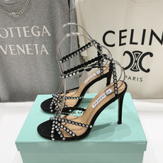高版本出厂 凉鞋「ᴀqᴜᴀᴢᴢᴜʀᴀ」AQUAZZURA/菠萝F072 2026ss 夏季新款水钻高跟凉 高版本出厂 凉鞋「ᴀqᴜᴀᴢᴢᴜʀᴀ」AQUAZZURA/菠萝F072 2026ss 夏季新款水钻高跟凉