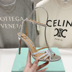 高版本出厂 凉鞋「ᴀqᴜᴀᴢᴢᴜʀᴀ」AQUAZZURA/菠萝F072 2026ss 夏季新款水钻高跟凉 高版本出厂 凉鞋「ᴀqᴜᴀᴢᴢᴜʀᴀ」AQUAZZURA/菠萝F072 2026ss 夏季新款水钻高跟凉