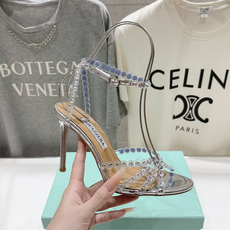 高版本出厂 凉鞋「ᴀqᴜᴀᴢᴢᴜʀᴀ」AQUAZZURA/菠萝F072 2026ss 夏季新款水钻高跟凉 高版本出厂 凉鞋「ᴀqᴜᴀᴢᴢᴜʀᴀ」AQUAZZURA/菠萝F072 2026ss 夏季新款水钻高跟凉