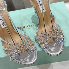 高版本出厂 凉鞋「ᴀqᴜᴀᴢᴢᴜʀᴀ」AQUAZZURA/菠萝F072 2026ss 夏季新款水钻高跟凉 高版本出厂 凉鞋「ᴀqᴜᴀᴢᴢᴜʀᴀ」AQUAZZURA/菠萝F072 2026ss 夏季新款水钻高跟凉