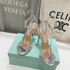 高版本出厂 凉鞋「ᴀqᴜᴀᴢᴢᴜʀᴀ」AQUAZZURA/菠萝F072 2026ss 夏季新款水钻高跟凉 高版本出厂 凉鞋「ᴀqᴜᴀᴢᴢᴜʀᴀ」AQUAZZURA/菠萝F072 2026ss 夏季新款水钻高跟凉