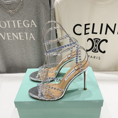 高版本出厂 凉鞋「ᴀqᴜᴀᴢᴢᴜʀᴀ」AQUAZZURA/菠萝F072 2026ss 夏季新款水钻高跟凉 高版本出厂 凉鞋「ᴀqᴜᴀᴢᴢᴜʀᴀ」AQUAZZURA/菠萝F072 2026ss 夏季新款水钻高跟凉
