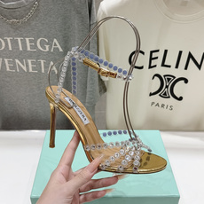 高版本出厂 凉鞋「ᴀqᴜᴀᴢᴢᴜʀᴀ」AQUAZZURA/菠萝F072 2026ss 夏季新款水钻高跟凉 高版本出厂 凉鞋「ᴀqᴜᴀᴢᴢᴜʀᴀ」AQUAZZURA/菠萝F072 2026ss 夏季新款水钻高跟凉