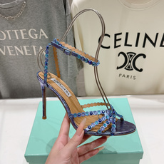 高版本出厂 凉鞋「ᴀqᴜᴀᴢᴢᴜʀᴀ」AQUAZZURA/菠萝F072 2026ss 夏季新款水钻高跟凉 高版本出厂 凉鞋「ᴀqᴜᴀᴢᴢᴜʀᴀ」AQUAZZURA/菠萝F072 2026ss 夏季新款水钻高跟凉