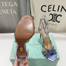 高版本出厂 凉鞋「ᴀqᴜᴀᴢᴢᴜʀᴀ」AQUAZZURA/菠萝F072 2026ss 夏季新款水钻高跟凉 高版本出厂 凉鞋「ᴀqᴜᴀᴢᴢᴜʀᴀ」AQUAZZURA/菠萝F072 2026ss 夏季新款水钻高跟凉