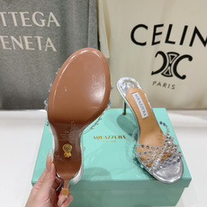高版本出厂 拖鞋「ᴀqᴜᴀᴢᴢᴜʀᴀ」AQUAZZURA/菠萝F072 2026ss夏季新款水钻高跟拖鞋 高版本出厂 拖鞋「ᴀqᴜᴀᴢᴢᴜʀᴀ」AQUAZZURA/菠萝F072 2026ss夏季新款水钻高跟拖鞋
