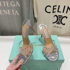 高版本出厂 拖鞋「ᴀqᴜᴀᴢᴢᴜʀᴀ」AQUAZZURA/菠萝F072 2026ss夏季新款水钻高跟拖鞋 高版本出厂 拖鞋「ᴀqᴜᴀᴢᴢᴜʀᴀ」AQUAZZURA/菠萝F072 2026ss夏季新款水钻高跟拖鞋