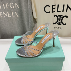 高版本出厂 拖鞋「ᴀqᴜᴀᴢᴢᴜʀᴀ」AQUAZZURA/菠萝F072 2026ss夏季新款水钻高跟拖鞋 高版本出厂 拖鞋「ᴀqᴜᴀᴢᴢᴜʀᴀ」AQUAZZURA/菠萝F072 2026ss夏季新款水钻高跟拖鞋