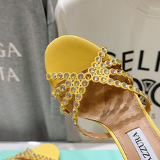 高版本出厂 拖鞋「ᴀqᴜᴀᴢᴢᴜʀᴀ」AQUAZZURA/菠萝F072 2026ss夏季新款水钻高跟拖鞋 高版本出厂 拖鞋「ᴀqᴜᴀᴢᴢᴜʀᴀ」AQUAZZURA/菠萝F072 2026ss夏季新款水钻高跟拖鞋