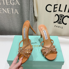 高版本出厂 拖鞋「ᴀqᴜᴀᴢᴢᴜʀᴀ」AQUAZZURA/菠萝F072 2026ss夏季新款水钻高跟拖鞋 高版本出厂 拖鞋「ᴀqᴜᴀᴢᴢᴜʀᴀ」AQUAZZURA/菠萝F072 2026ss夏季新款水钻高跟拖鞋