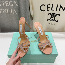 高版本出厂 拖鞋「ᴀqᴜᴀᴢᴢᴜʀᴀ」AQUAZZURA/菠萝F072 2026ss夏季新款水钻高跟拖鞋 高版本出厂 拖鞋「ᴀqᴜᴀᴢᴢᴜʀᴀ」AQUAZZURA/菠萝F072 2026ss夏季新款水钻高跟拖鞋