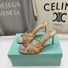 高版本出厂 拖鞋「ᴀqᴜᴀᴢᴢᴜʀᴀ」AQUAZZURA/菠萝F072 2026ss夏季新款水钻高跟拖鞋 高版本出厂 拖鞋「ᴀqᴜᴀᴢᴢᴜʀᴀ」AQUAZZURA/菠萝F072 2026ss夏季新款水钻高跟拖鞋