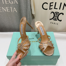 高版本出厂 拖鞋「ᴀqᴜᴀᴢᴢᴜʀᴀ」AQUAZZURA/菠萝F072 2026ss夏季新款水钻高跟拖鞋 高版本出厂 拖鞋「ᴀqᴜᴀᴢᴢᴜʀᴀ」AQUAZZURA/菠萝F072 2026ss夏季新款水钻高跟拖鞋
