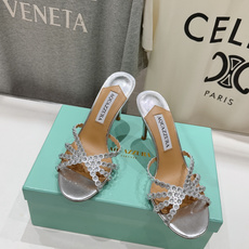 高版本出厂 拖鞋「ᴀqᴜᴀᴢᴢᴜʀᴀ」AQUAZZURA/菠萝F072 2026ss夏季新款水钻高跟拖鞋 高版本出厂 拖鞋「ᴀqᴜᴀᴢᴢᴜʀᴀ」AQUAZZURA/菠萝F072 2026ss夏季新款水钻高跟拖鞋