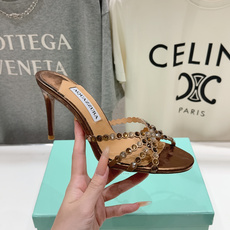 高版本出厂 拖鞋「ᴀqᴜᴀᴢᴢᴜʀᴀ」AQUAZZURA/菠萝F072 2026ss夏季新款水钻高跟拖鞋 高版本出厂 拖鞋「ᴀqᴜᴀᴢᴢᴜʀᴀ」AQUAZZURA/菠萝F072 2026ss夏季新款水钻高跟拖鞋