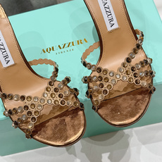 高版本出厂 拖鞋「ᴀqᴜᴀᴢᴢᴜʀᴀ」AQUAZZURA/菠萝F072 2026ss夏季新款水钻高跟拖鞋 高版本出厂 拖鞋「ᴀqᴜᴀᴢᴢᴜʀᴀ」AQUAZZURA/菠萝F072 2026ss夏季新款水钻高跟拖鞋