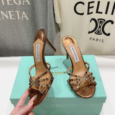 高版本出厂 拖鞋「ᴀqᴜᴀᴢᴢᴜʀᴀ」AQUAZZURA/菠萝F072 2026ss夏季新款水钻高跟拖鞋 高版本出厂 拖鞋「ᴀqᴜᴀᴢᴢᴜʀᴀ」AQUAZZURA/菠萝F072 2026ss夏季新款水钻高跟拖鞋