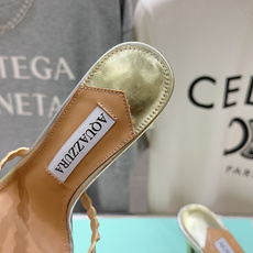 高版本出厂 拖鞋「ᴀqᴜᴀᴢᴢᴜʀᴀ」AQUAZZURA/菠萝F072 2026ss夏季新款水钻高跟拖鞋 高版本出厂 拖鞋「ᴀqᴜᴀᴢᴢᴜʀᴀ」AQUAZZURA/菠萝F072 2026ss夏季新款水钻高跟拖鞋
