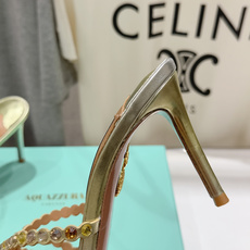 高版本出厂 拖鞋「ᴀqᴜᴀᴢᴢᴜʀᴀ」AQUAZZURA/菠萝F072 2026ss夏季新款水钻高跟拖鞋 高版本出厂 拖鞋「ᴀqᴜᴀᴢᴢᴜʀᴀ」AQUAZZURA/菠萝F072 2026ss夏季新款水钻高跟拖鞋