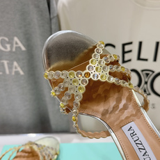 高版本出厂 拖鞋「ᴀqᴜᴀᴢᴢᴜʀᴀ」AQUAZZURA/菠萝F072 2026ss夏季新款水钻高跟拖鞋 高版本出厂 拖鞋「ᴀqᴜᴀᴢᴢᴜʀᴀ」AQUAZZURA/菠萝F072 2026ss夏季新款水钻高跟拖鞋