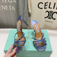 高版本出厂 拖鞋「ᴀqᴜᴀᴢᴢᴜʀᴀ」AQUAZZURA/菠萝F072 2026ss夏季新款水钻高跟拖鞋 高版本出厂 拖鞋「ᴀqᴜᴀᴢᴢᴜʀᴀ」AQUAZZURA/菠萝F072 2026ss夏季新款水钻高跟拖鞋