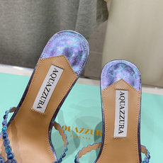 高版本出厂 拖鞋「ᴀqᴜᴀᴢᴢᴜʀᴀ」AQUAZZURA/菠萝F072 2026ss夏季新款水钻高跟拖鞋 高版本出厂 拖鞋「ᴀqᴜᴀᴢᴢᴜʀᴀ」AQUAZZURA/菠萝F072 2026ss夏季新款水钻高跟拖鞋