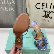 高版本出厂 拖鞋「ᴀqᴜᴀᴢᴢᴜʀᴀ」AQUAZZURA/菠萝F072 2026ss夏季新款水钻高跟拖鞋 高版本出厂 拖鞋「ᴀqᴜᴀᴢᴢᴜʀᴀ」AQUAZZURA/菠萝F072 2026ss夏季新款水钻高跟拖鞋