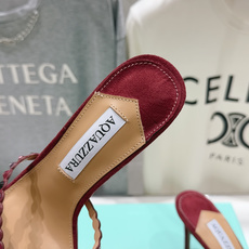 高版本出厂 拖鞋「ᴀqᴜᴀᴢᴢᴜʀᴀ」AQUAZZURA/菠萝F072 2026ss夏季新款水钻高跟拖鞋 高版本出厂 拖鞋「ᴀqᴜᴀᴢᴢᴜʀᴀ」AQUAZZURA/菠萝F072 2026ss夏季新款水钻高跟拖鞋