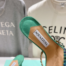 高版本出厂 拖鞋「ᴀqᴜᴀᴢᴢᴜʀᴀ」AQUAZZURA/菠萝F072 2026ss夏季新款水钻高跟拖鞋 高版本出厂 拖鞋「ᴀqᴜᴀᴢᴢᴜʀᴀ」AQUAZZURA/菠萝F072 2026ss夏季新款水钻高跟拖鞋