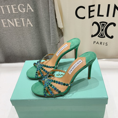 高版本出厂 拖鞋「ᴀqᴜᴀᴢᴢᴜʀᴀ」AQUAZZURA/菠萝F072 2026ss夏季新款水钻高跟拖鞋 高版本出厂 拖鞋「ᴀqᴜᴀᴢᴢᴜʀᴀ」AQUAZZURA/菠萝F072 2026ss夏季新款水钻高跟拖鞋