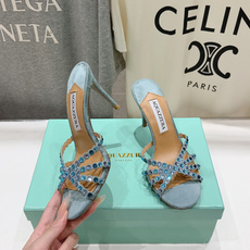 高版本出厂 拖鞋「ᴀqᴜᴀᴢᴢᴜʀᴀ」AQUAZZURA/菠萝F072 2026ss夏季新款水钻高跟拖鞋 高版本出厂 拖鞋「ᴀqᴜᴀᴢᴢᴜʀᴀ」AQUAZZURA/菠萝F072 2026ss夏季新款水钻高跟拖鞋