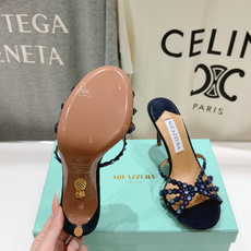 高版本出厂 拖鞋「ᴀqᴜᴀᴢᴢᴜʀᴀ」AQUAZZURA/菠萝F072 2026ss夏季新款水钻高跟拖鞋 高版本出厂 拖鞋「ᴀqᴜᴀᴢᴢᴜʀᴀ」AQUAZZURA/菠萝F072 2026ss夏季新款水钻高跟拖鞋